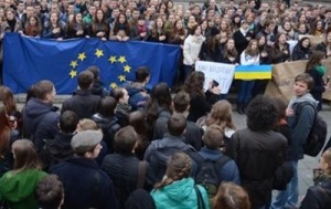 avrupa birligi ukrayna protesto